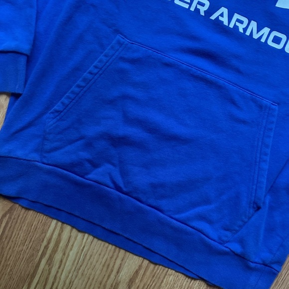 Under Armour Rival Fleece Hoodie men’s size Medium Blue - Picture 5 of 6